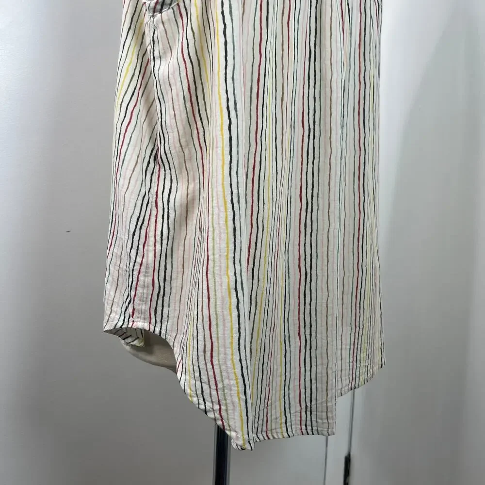 Sundance Women's Tunic Tank Top Rainbow Multicolor Floral Embroidered Size XL - Picture 12 of 16